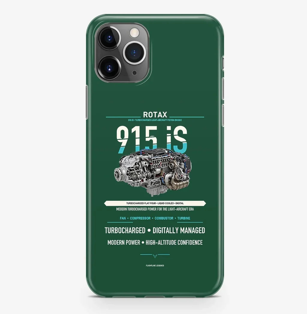 915 iS Case ProMax design on dark green iphone case promax