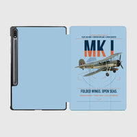 Thumbnail for Fairey Swordfish Mk I design on light blue samsung tablet tablet case