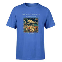 Thumbnail for VINTAGE G4090 - The Desert Stopover - Premium T-Shirt design on blue premium t shirt