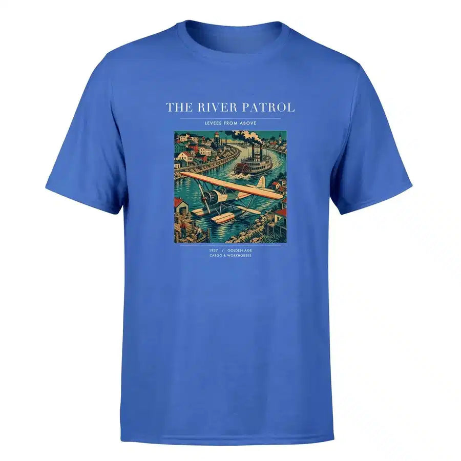VINTAGE G4050 - The River Patrol - Premium T-Shirt design on blue premium t shirt