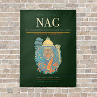 Thumbnail for Dr. Babasaheb Ambedkar International Airport NAG — Nagpur vertical canvas print - no frame - dark green background