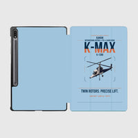 Thumbnail for Kaman K-1200 K-MAX design on light blue samsung tablet tablet case