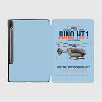 Thumbnail for Airbus H135 Juno HT1 design on light blue samsung tablet tablet case