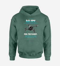 Thumbnail for DJI FPV design on green hoodie single side