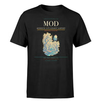 Thumbnail for Modesto City-County Airport (MOD) T-Shirt single-side front print in Black | modesto-city-county-airport-mod-double-side-t-shirt