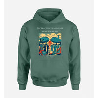 Thumbnail for VINTAGE G4385 - The Prop To Jet Handshake - Premium Hoodie design on green premium