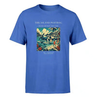 Thumbnail for VINTAGE G4154 - The Island Postbag - Premium T-Shirt design on blue premium t shirt