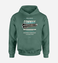 Thumbnail for CONWAY design on green hoodie single side