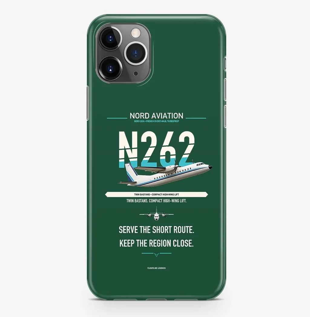 Nord 262A Case ProMax design on dark green iphone case promax