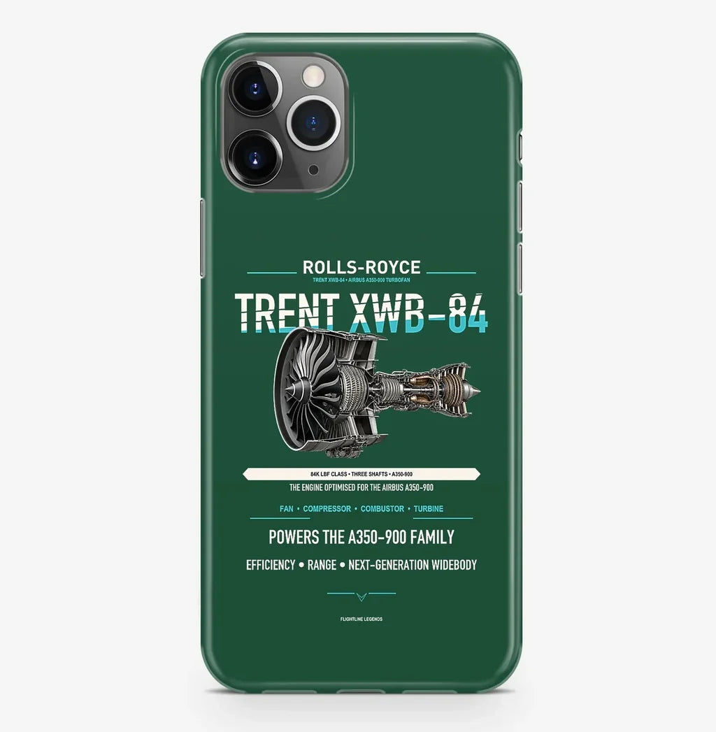 TRENT XWB-84 Case ProMax design on dark green iphone case promax