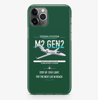 Thumbnail for Cessna Citation M2 Gen2 design on dark green magsafe iphone case, for iPhone Pro Max
