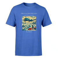 Thumbnail for VINTAGE G4153 - The Glacier Mail Run - Premium T-Shirt design on blue premium t shirt