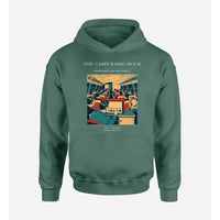 Thumbnail for VINTAGE G4229 - The Cabin Radio Hour - Premium Hoodie design on green premium