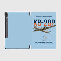 Thumbnail for KB-29P SUPERFORTRESS design on light blue samsung tablet tablet case