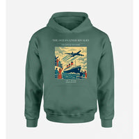 Thumbnail for VINTAGE G4307 - The Ocean Liner Rivalry - Premium Hoodie design on green premium