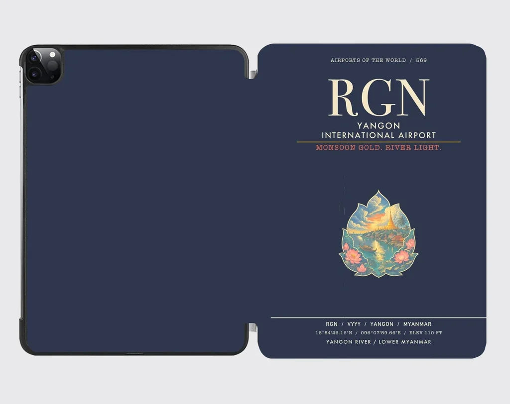 Yangon International Airport RGN - Navy Blue