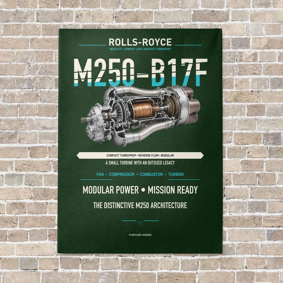 M250-B17F vertical canvas print - no frame - dark green background