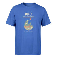 Thumbnail for Brno Airport (BRQ) Premium T-Shirt Blue