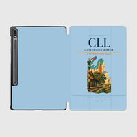 Thumbnail for Easterwood Airport (CLL) design on light blue samsung tablet tablet case