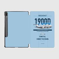 Thumbnail for Beechcraft 1900D design on light blue samsung tablet tablet case