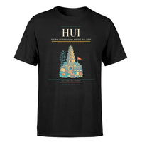 Thumbnail for Phu Bai International Airport (HUI) T-Shirt single-side front print in Black | phu-bai-international-airport-hui-double-side-t-shirt