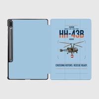 Thumbnail for Kaman HH-43B Huskie design on light blue samsung tablet tablet case