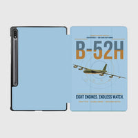 Thumbnail for B-52H Stratofortress design on light blue samsung tablet tablet case