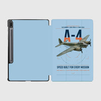Thumbnail for Junkers Ju 88A-4 design on light blue samsung tablet tablet case