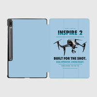 Thumbnail for DJI Inspire 2 design on light blue samsung tablet tablet case