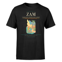 Thumbnail for Zamboanga International Airport (ZAM) T-Shirt single-side front print in Black | zamboanga-international-airport-zam-double-side-t-shirt