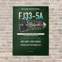 Thumbnail for FJ33-5A vertical canvas print - no frame - dark green background