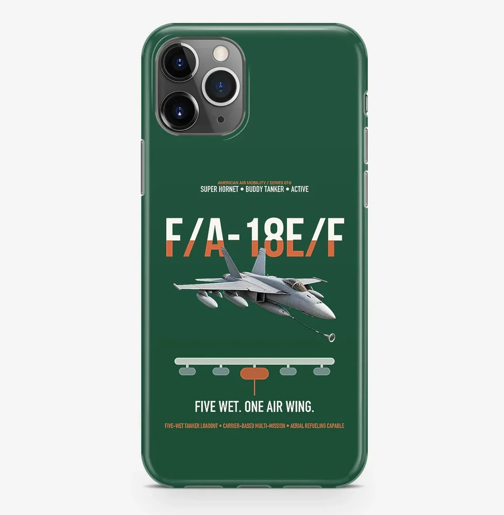 F A-18E F Buddy Tanker design on dark green magsafe iphone case, for iPhone Pro Max
