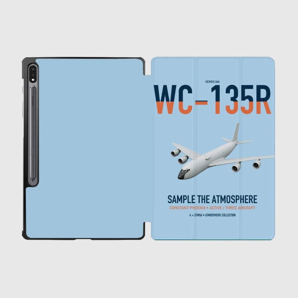 WC-135R Constant Phoenix design on light blue samsung tablet tablet case