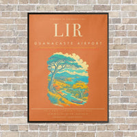 Thumbnail for Guanacaste Airport LIR - Canvas Framed - Orange
