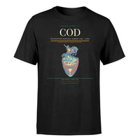 Thumbnail for Yellowstone Regional Airport (COD) T-Shirt single-side front print in Black | yellowstone-regional-airport-cod-double-side-t-shirt