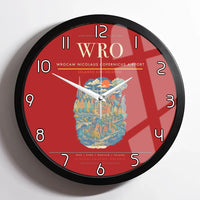 Thumbnail for Wrocaw Nicolaus Copernicus Airport WRO Wall-Clock Framed - Red
