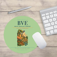 Thumbnail for Brive–Souillac Airport (BVE) design on light green round mouse pad