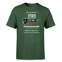 Thumbnail for JT8D design on dark green single side