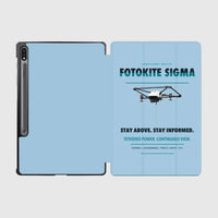 Thumbnail for Fotokite Sigma design on light blue samsung tablet tablet case