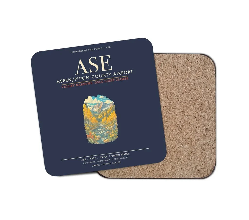 Aspen - Pitkin County Airport ASE - Navy Blue