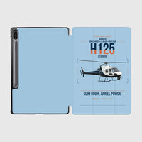 Thumbnail for Airbus H125 design on light blue samsung tablet tablet case