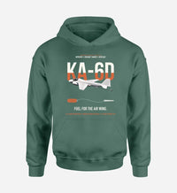 Thumbnail for KA-6D Intruder design on green double-side hoodie, single-side print