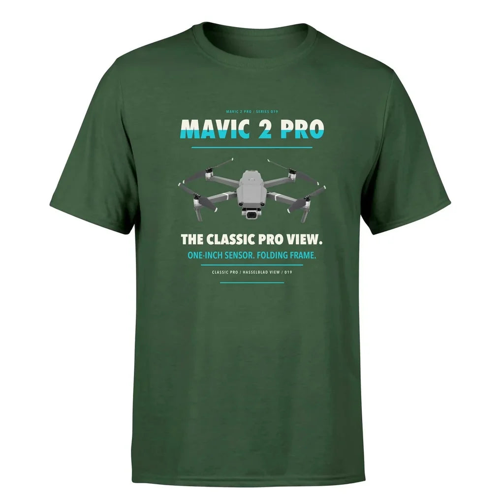 DJI Mavic 2 Pro design on dark green single side