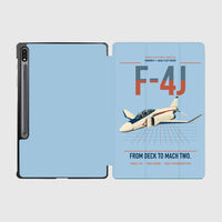 Thumbnail for F-4J Phantom II design on light blue samsung tablet tablet case