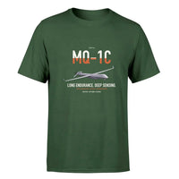 Thumbnail for MQ-1C Gray Eagle ER design on dark green double-side t-shirt, single-side print