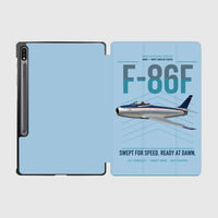 Thumbnail for F-86F Sabre design on light blue samsung tablet tablet case