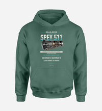 Thumbnail for SPEY 511 design on green hoodie single side