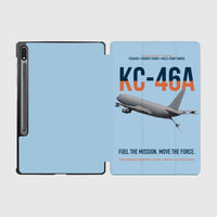 Thumbnail for KC-46A PEGASUS design on light blue samsung tablet tablet case