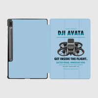 Thumbnail for DJI Avata design on light blue samsung tablet tablet case