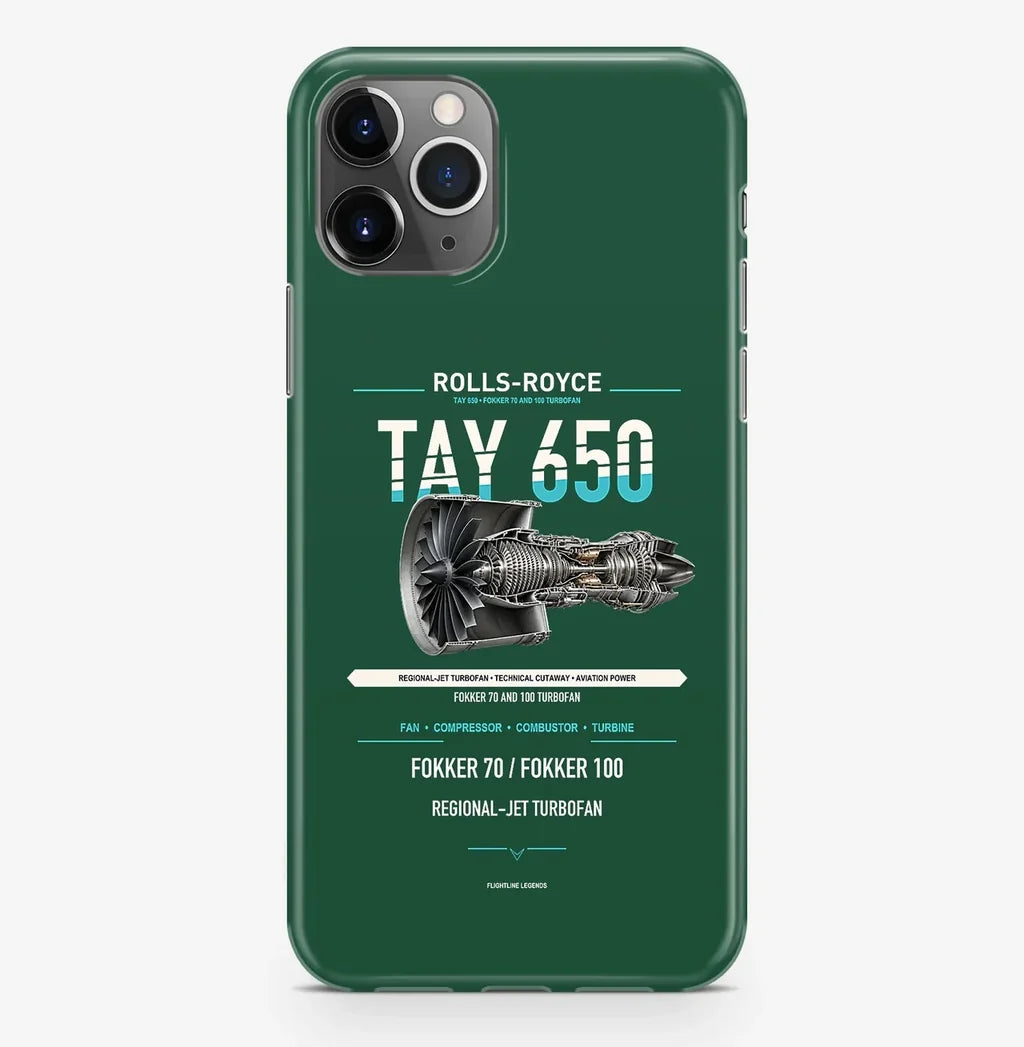 TAY 650 Case ProMax design on dark green iphone case promax